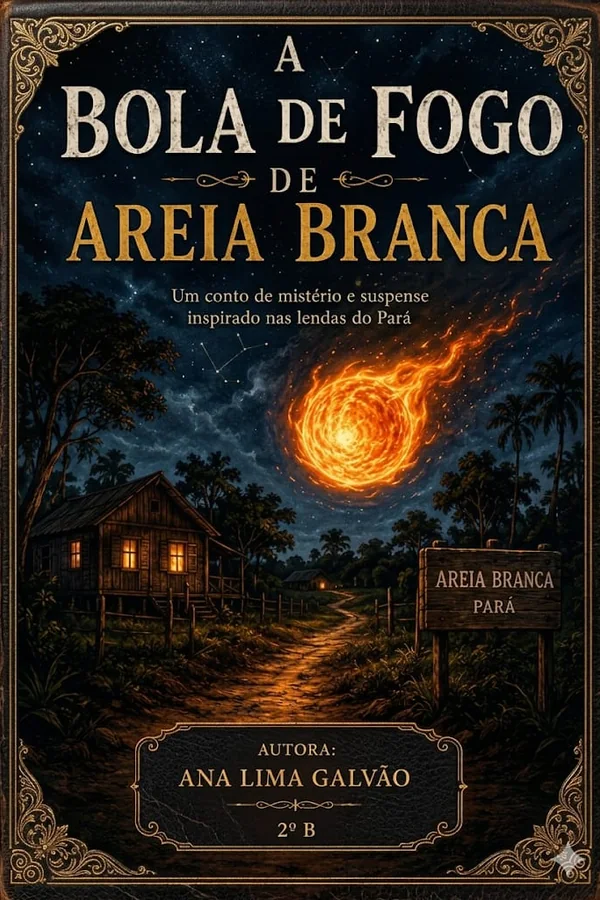 Capa de A Bola de Fogo de Areia Branca