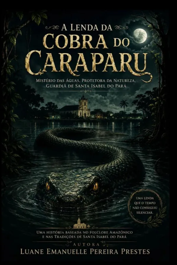 Capa de A Lenda da Cobra do Caraparu