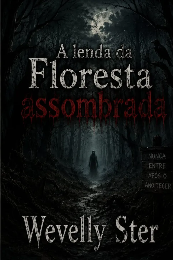 Capa de A Lenda da Floresta Assombrada