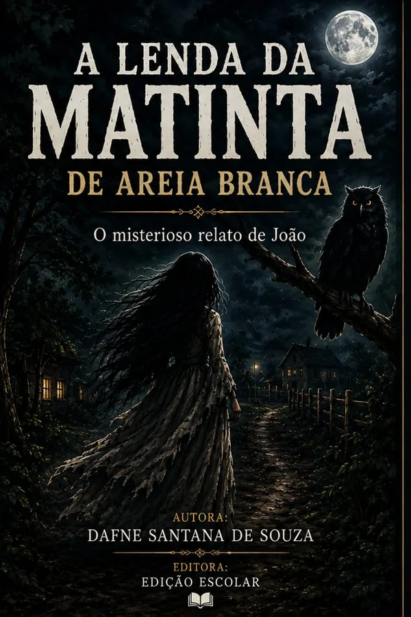 Capa de A Lenda da Matinta de Areia Branca