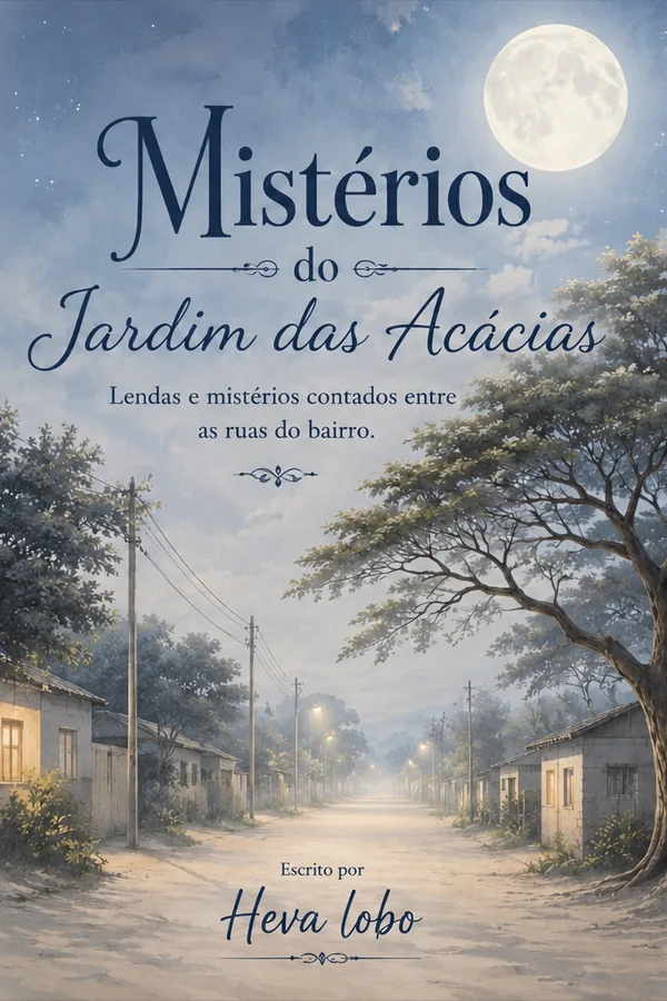 Capa de Mistérios dos Jardins das Acácias