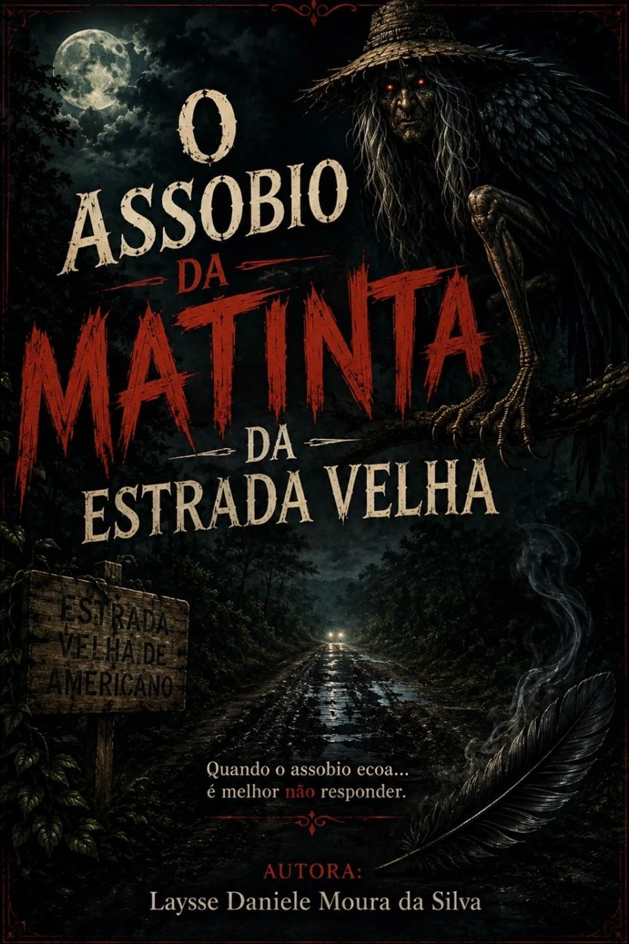 Capa de O Assobio da Matinta da Estrada Velha