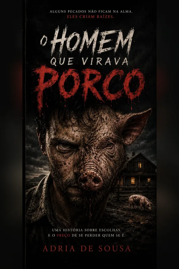 Capa de O Homem que Virava Porco