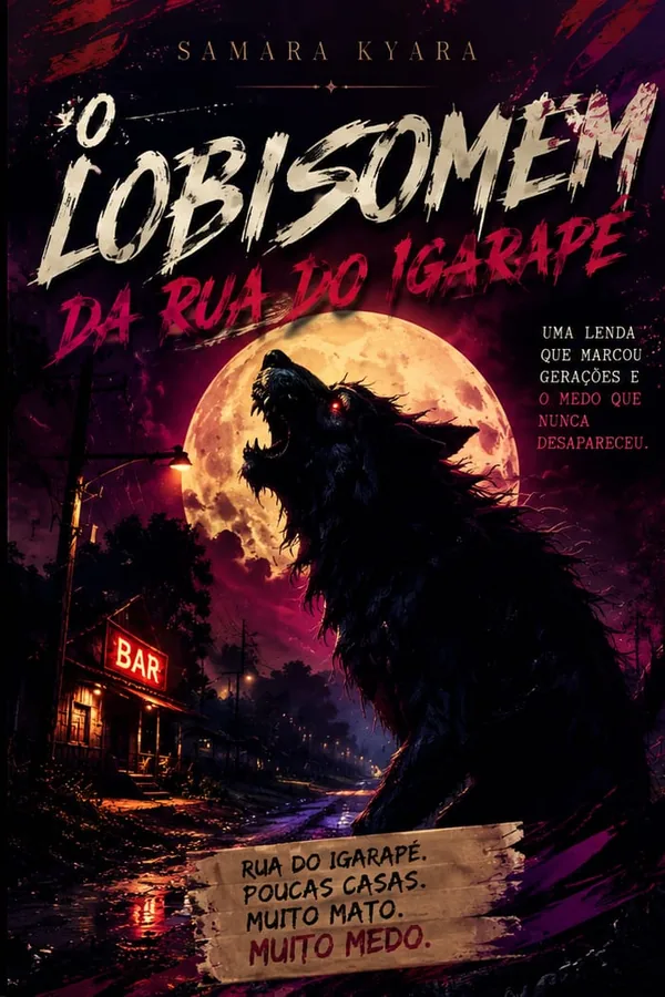 Capa de O Lobisomem da Rua do Igarapé
